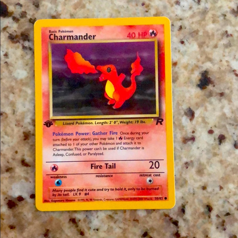 1st edition Charmander 1995